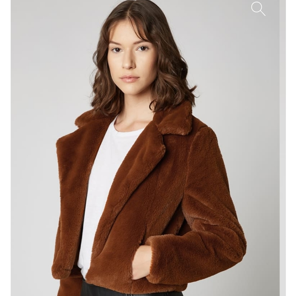 Blank NYC faux fur jacket